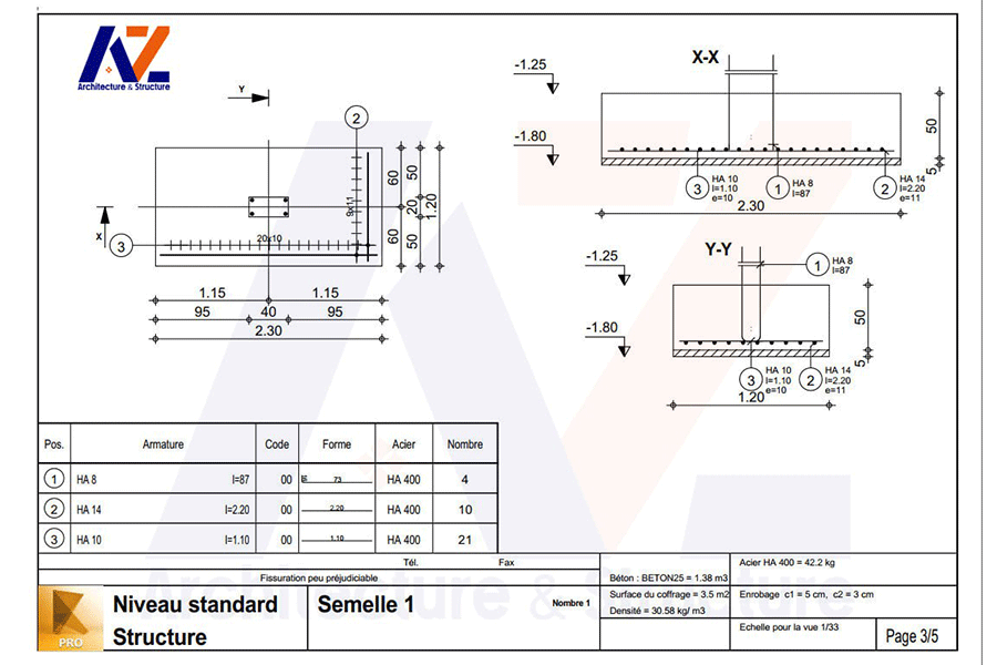 Modélisation Robot Structural